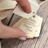 GALDA KARTES UN NUMURI - simple mini tags 30x40 gold leaf